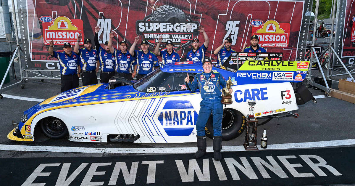 Ron Capps NAPA Auto Care 2025 Bristol NHRA Thunder Valley winner