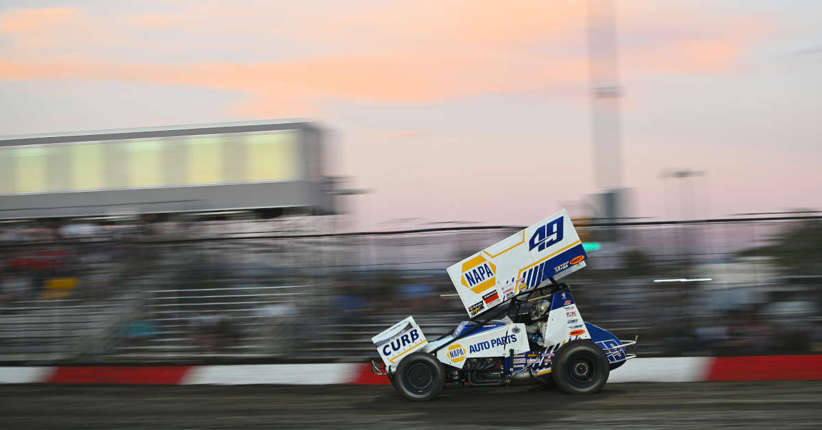 Brad Sweet NAPA Auto Parts 49 Gold Cup Race of Champions 2025