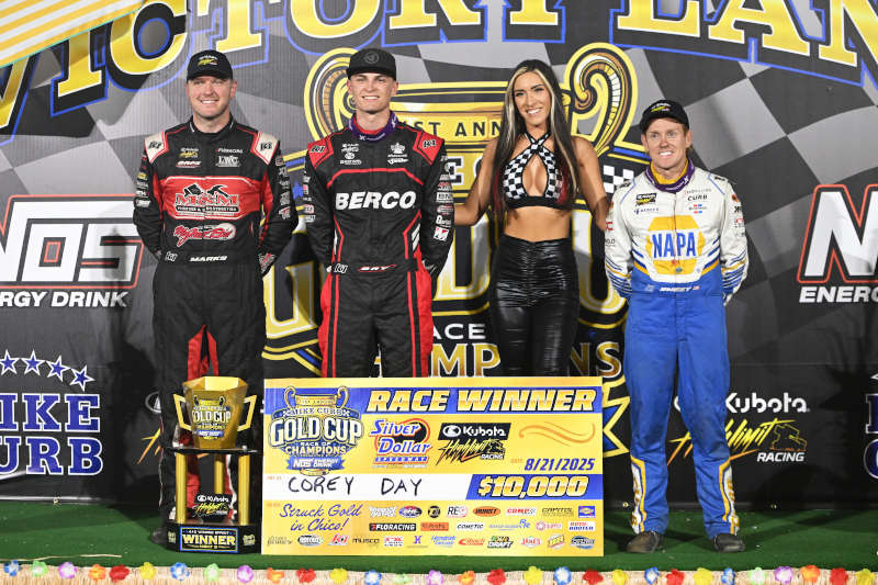 Brad Sweet NAPA Auto Parts 49 Gold Cup Race of Champions 2025