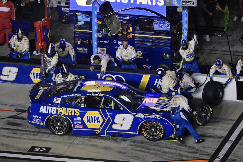 Chase Elliott 2025 regular season finale NAPA Auto Parts 9 Daytona