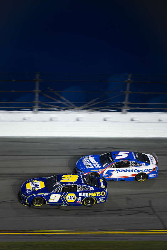 Chase Elliott 2025 regular season finale NAPA Auto Parts 9 Daytona