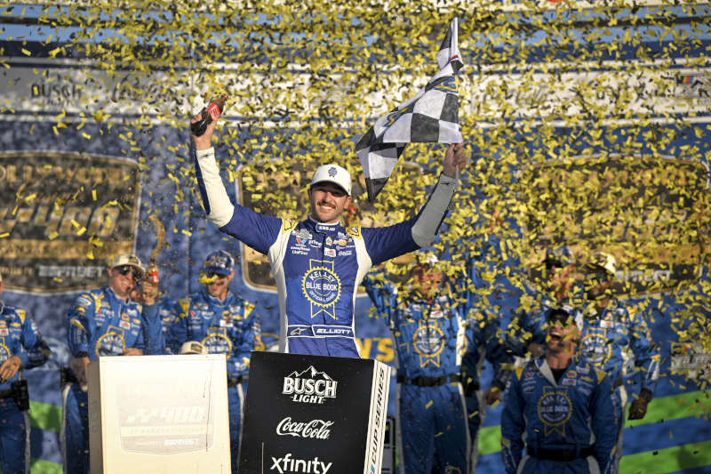 Chase Elliott 9 Kansas Speedway Playoffs win 2025 