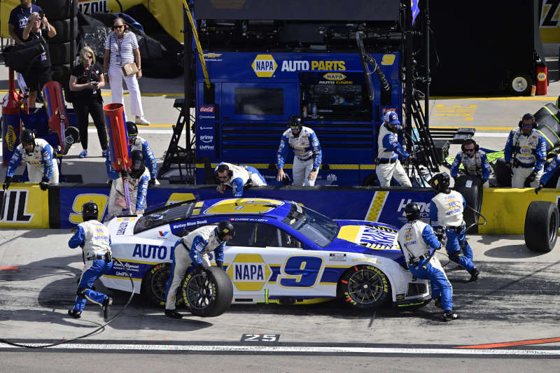 Chase Elliott NAPA Auto Parts 9 Las Vegas 2026 runner up 