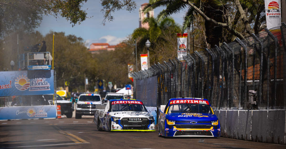Christian Eckes NAPA Auto Care 91 NASCAR St Pete