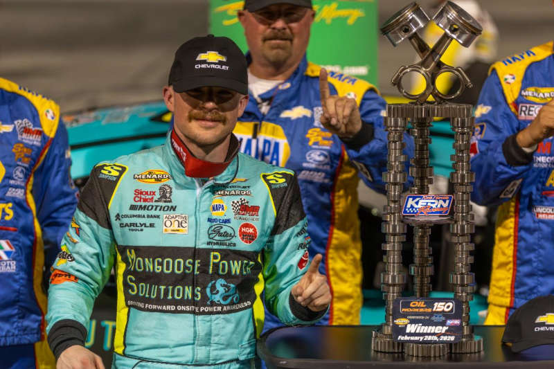 Mason Massey winner 19 BMR ARCA West Kern 2026