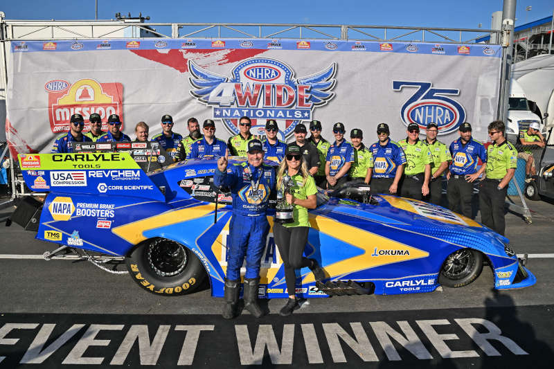 Ron Capps 2026 NHRA 4-Wide Nationals winner NAPA Auto Care