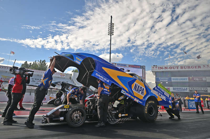 Ron Capps NAPA Auto Care 2026 NHRA Winternationals runner-up 