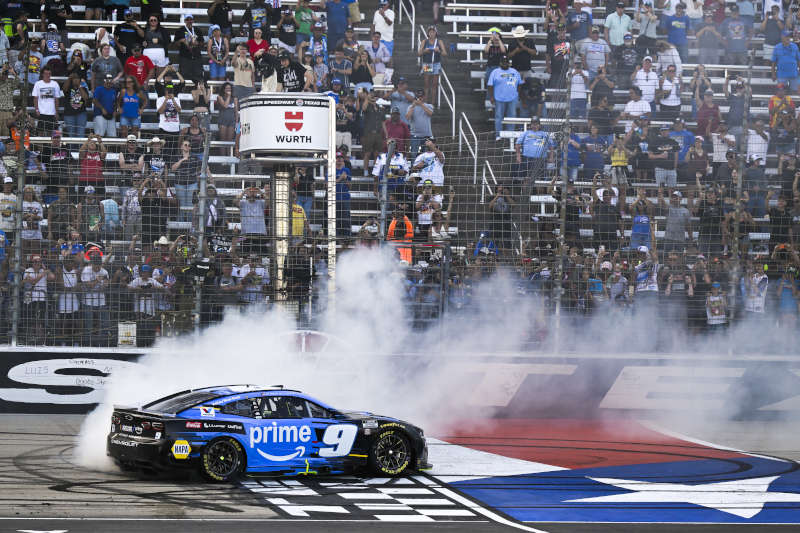 Chase Elliott 9 Texas Motor Speedway winner 2026 NAPA 