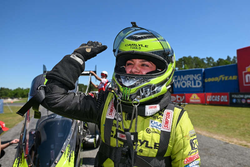 Maddi Gordon Carlyle Tools top fuel dragster NHRA Southern Nationals 2026 340 