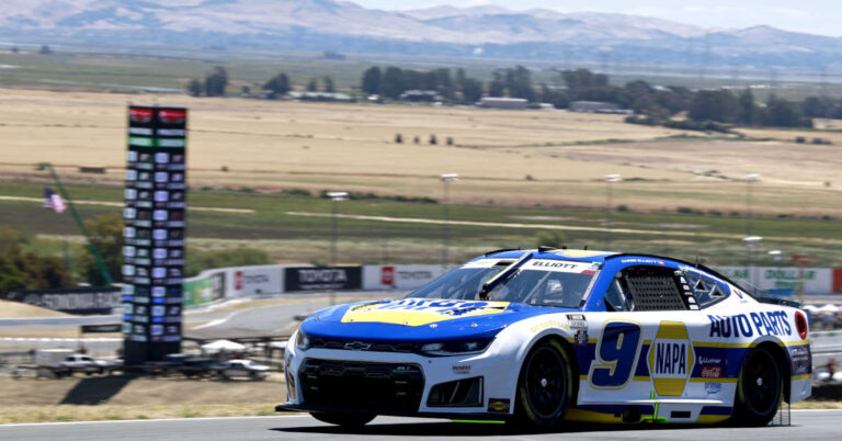 Chase Elliott NAPA Auto Parts 9 2026 NASCAR Sonoma