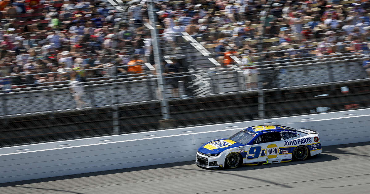 Chase Elliott NAPA Auto Parts 9 Michigan stage win 2026