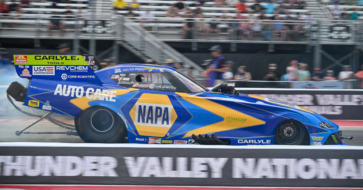 Ron Capps Legends of Thunder Valley 2026 NAPA funny car NHRA