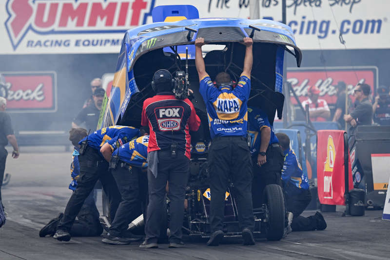 Ron Capps Maddi Gordon first win NHRA Norwalk NAPA Carlyle 