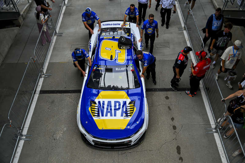 Chase Elliott NAPA Auto Parts 9 IMS Brickyard 2026 