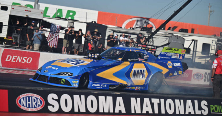 Ron Capps NAPA Auto Parts Funny Car NHRA Sonoma 2026