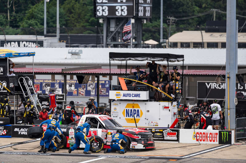 Christian Eckes 91 CRC Brakleen NASCAR Trucks Richmond 2026 podium 