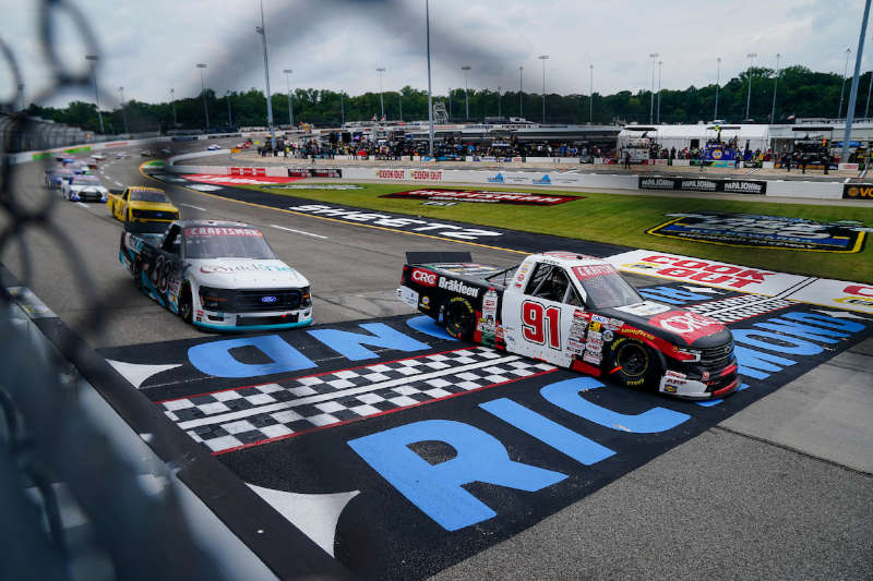 Christian Eckes 91 CRC Brakleen NASCAR Trucks Richmond 2026 podium 