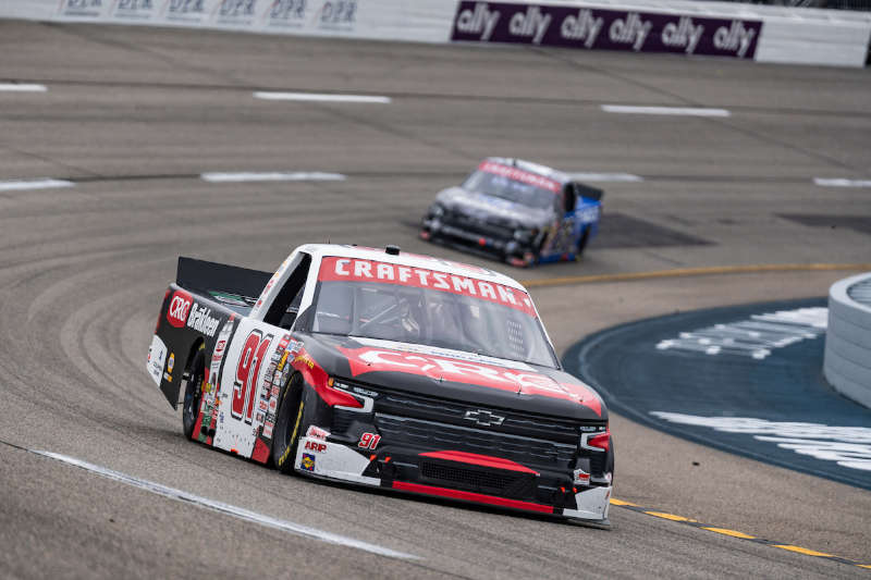 Christian Eckes 91 CRC Brakleen NASCAR Trucks Richmond 2026 podium 