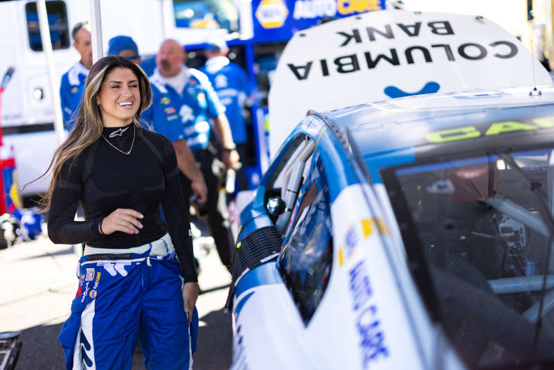 Hailie Deegan ARCA West Portland BMR 2026 podium