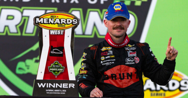 Mason Massey winner Portland 2026 ARCA West NAPA