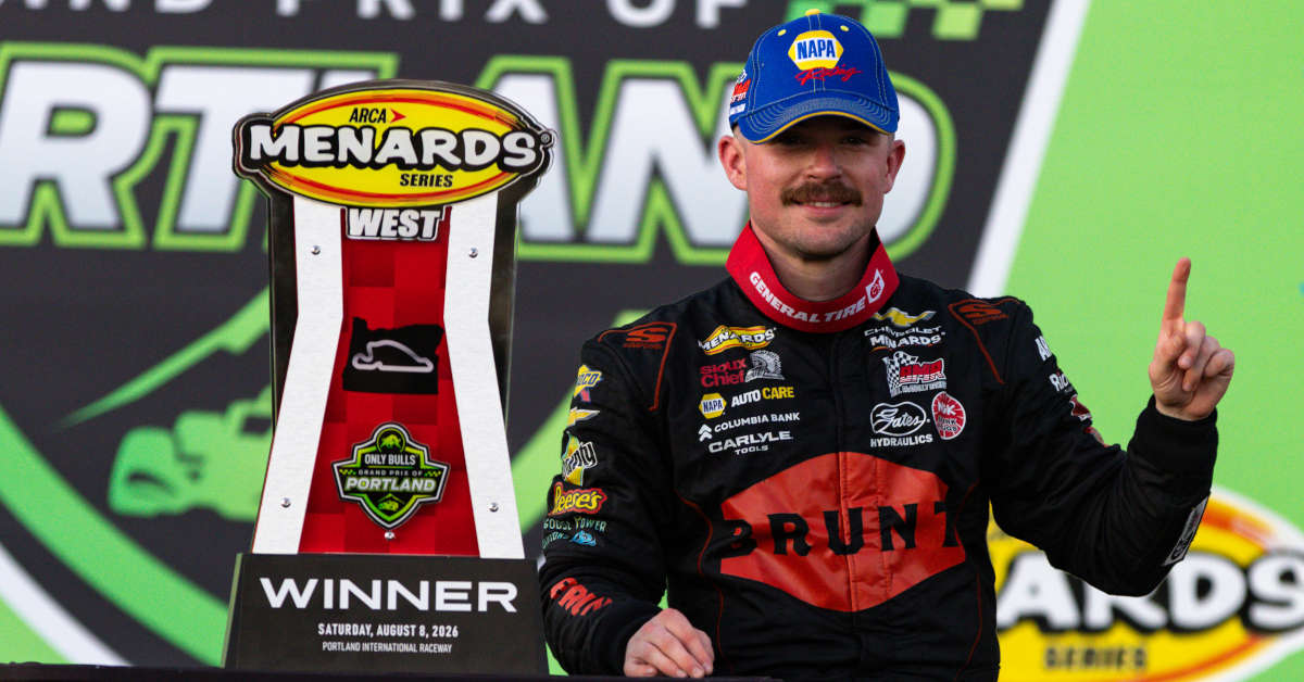 Mason Massey winner Portland 2026 ARCA West NAPA