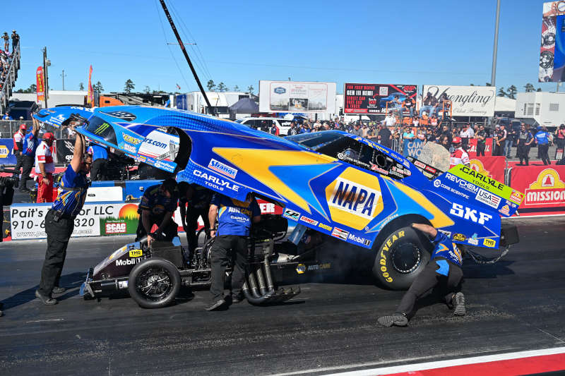 Ron Capps NAPA Auto Care 2026 NHRA Nationals The Rock