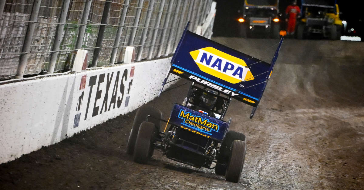 Daison Pursley 2026 High Limit Racing finale Texas NAPA 9
