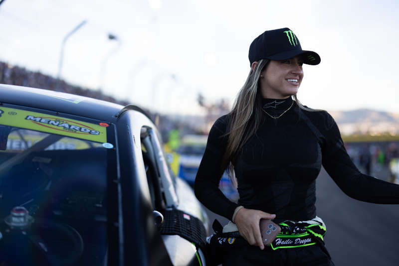 Hailie Deegan ARCA West 2026 BRM 16 Las Vegas Bullring