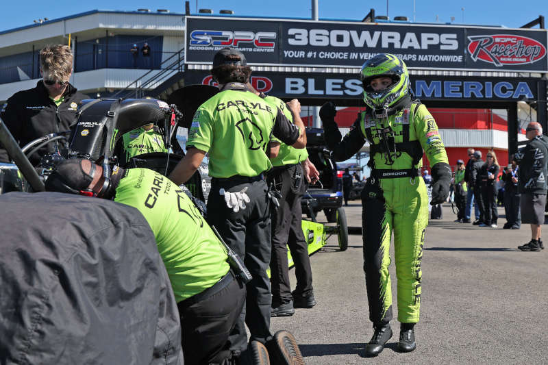 Maddi Gordon Carlyle Tools Texas NHRA FallNationals 2026