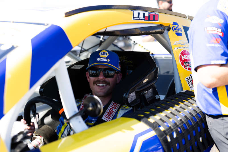 Mason Massey finished sixth in the Kyle Busch Classic at The Bullring at Las Vegas Motor Speedway after a late-race shot at the win slipped away in the closing laps of the 151-lap event.