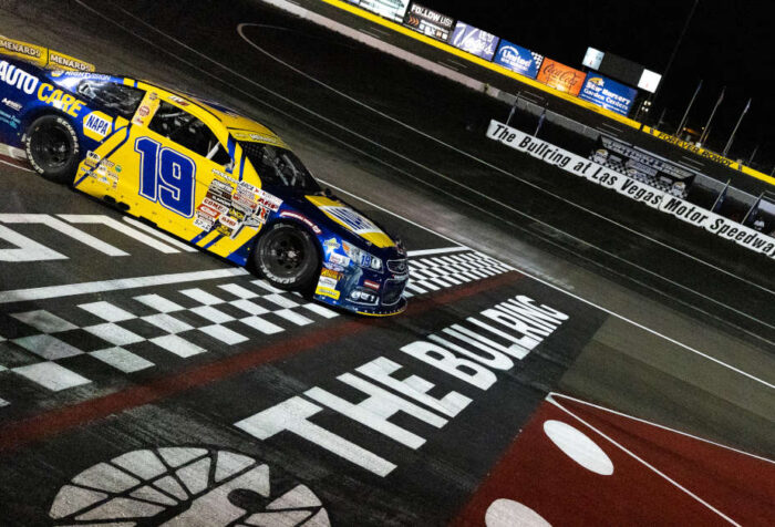 Mason Massey finished sixth in the Kyle Busch Classic at The Bullring at Las Vegas Motor Speedway after a late-race shot at the win slipped away in the closing laps of the 151-lap event.